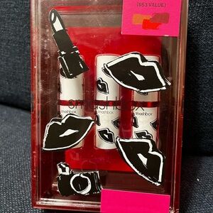 Smashbox Be Legendary Lipstick Gift Set 3 Full sz Easy, Get Fired, Black Cherry